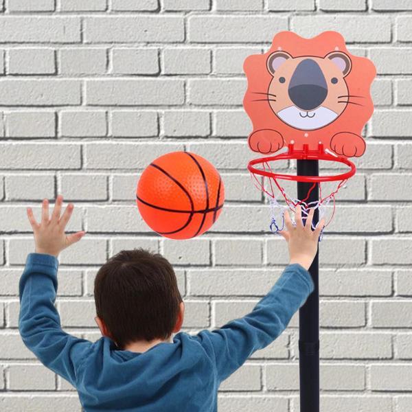 バスケットボール フープ セット ボール プレイセット ヤード ゲーム オフィス 屋外 ガーデン ライオン用｜stk-shop｜07