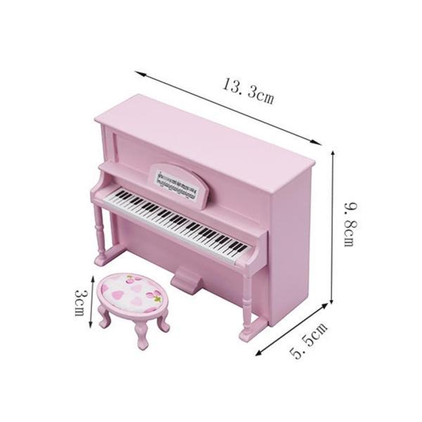 1:12:ob11ドールハウス木製ピアノ模型シーンアクセサリーミニ楽器置物