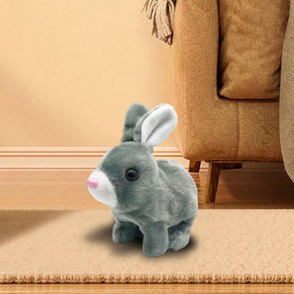 電気ウサギのおもちゃ就寝時の友人のための現実的な電子インタラクティブおもちゃ｜stk-shop｜09