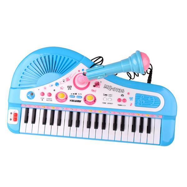 37 キーピアノ子供用電子ピアノキーボード男の子女の子年齢 3-5 キッドブルー｜stk-shop｜02
