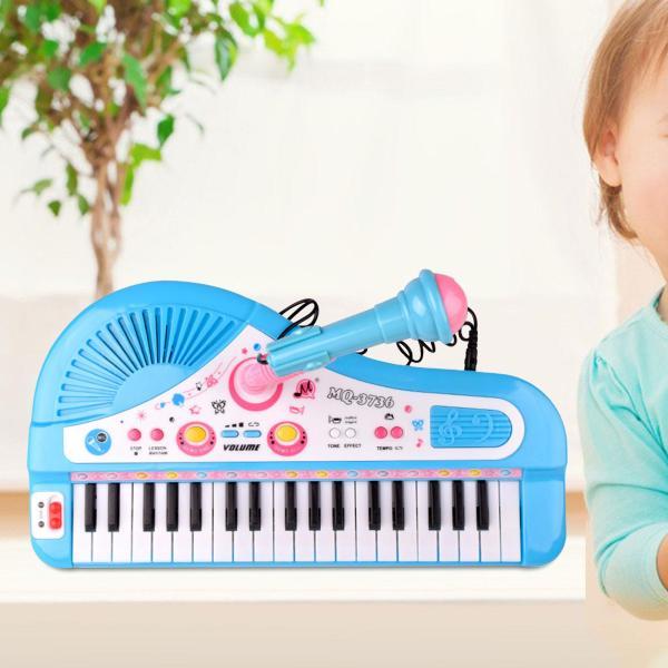 37 キーピアノ子供用電子ピアノキーボード男の子女の子年齢 3-5 キッドブルー｜stk-shop｜06