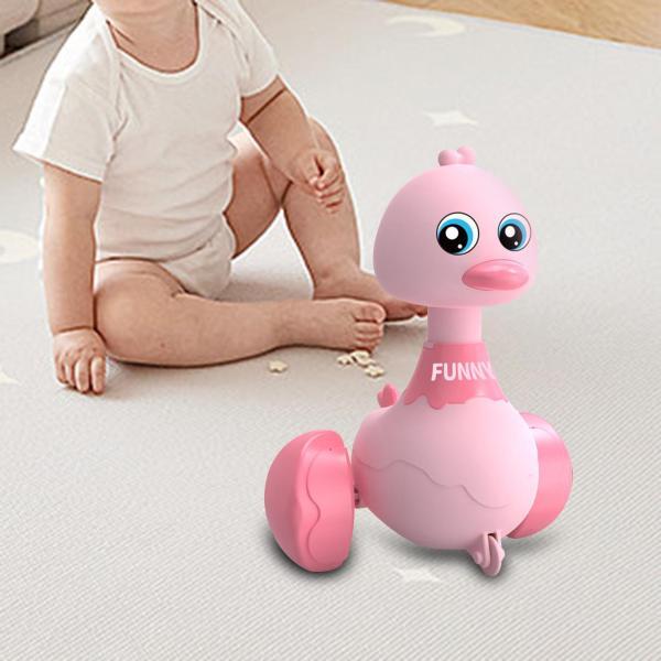 歩くアヒルのおもちゃ 教育開発 動くおもちゃ 小さな赤ちゃんのおもちゃ 1歳用 ピンク｜stk-shop｜08