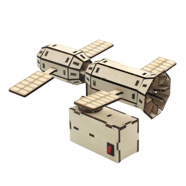 スペースカプセルモデル宇宙構築おもちゃ物理学 DIY 木製パズルクラフト科学実験子供のための初心者｜stk-shop｜04