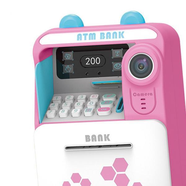 ATM 貯金箱 初期開発 自動スクロール ATM マシン 男の子 女の子 子供用 ピンク｜stk-shop｜10