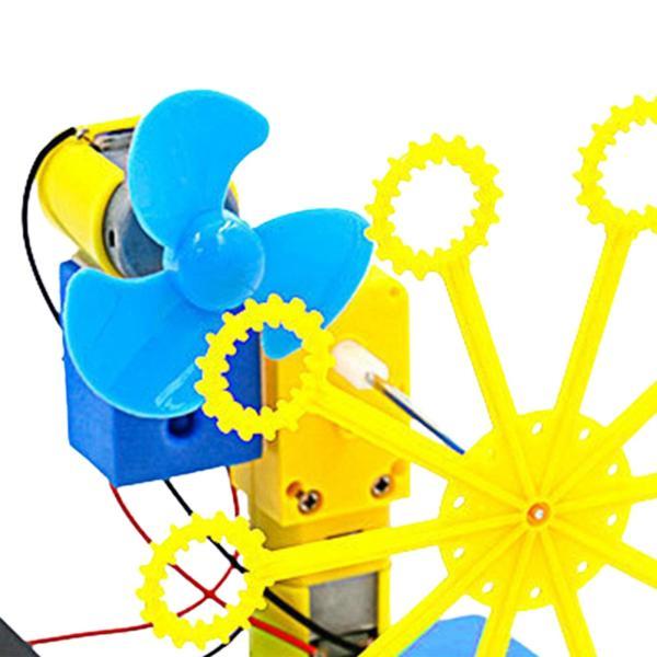 DIY バブルマシン物理学実験子供科学おもちゃ工芸品組み立てる DIY 3D ロボット中学校科学おもちゃ幹プロジェクト｜stk-shop｜08