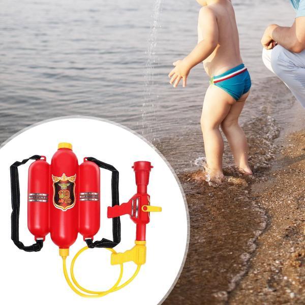 消防士バックパック水のおもちゃバックパックソーカーおもちゃ調節可能なロールプレイ形の水のおもちゃビーチプール裏庭用｜stk-shop｜06