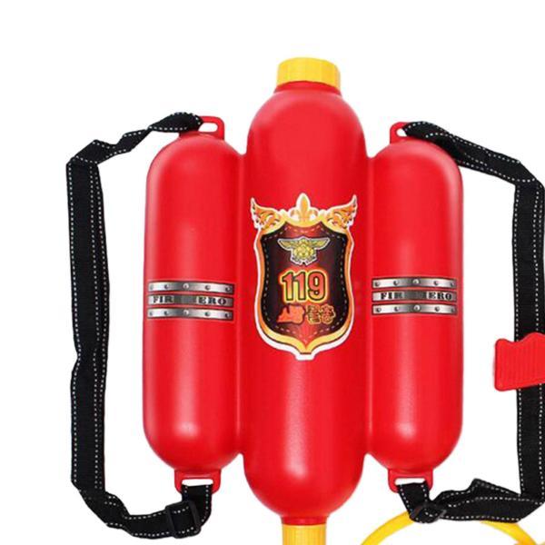 消防士バックパック水のおもちゃバックパックソーカーおもちゃ調節可能なロールプレイ形の水のおもちゃビーチプール裏庭用｜stk-shop｜08