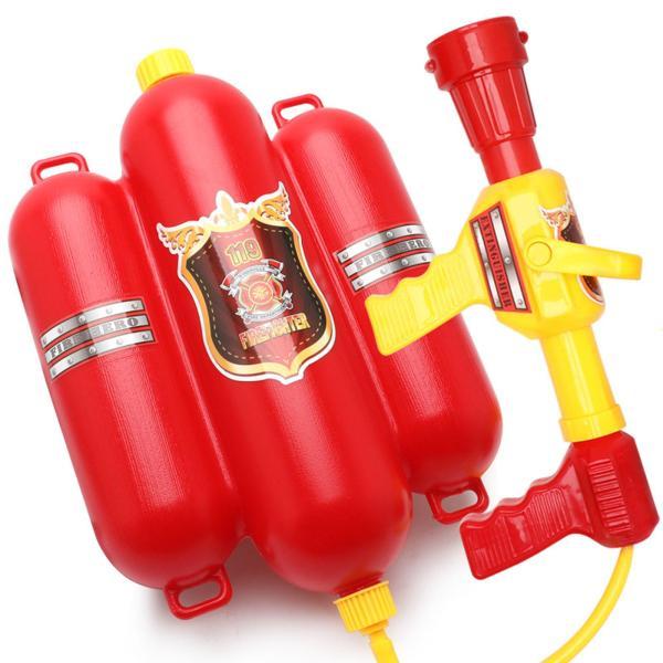 消防士バックパック水のおもちゃバックパックソーカーおもちゃ調節可能なロールプレイ形の水のおもちゃビーチプール裏庭用｜stk-shop｜10