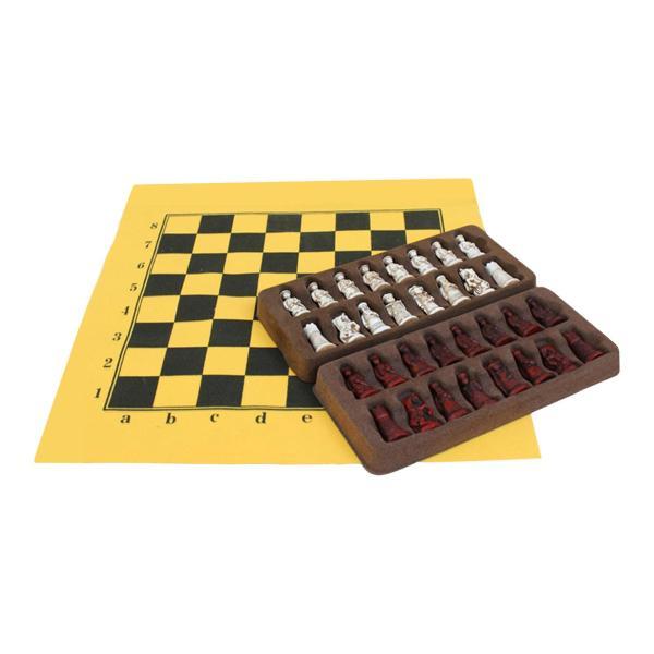 チェスセット 折りたたみチェスボード ファミリーゲーム クラシック 樹脂 チェス駒 ボードゲーム 旅行 アクティビティ ピクニック 子供 大人用｜stk-shop｜04