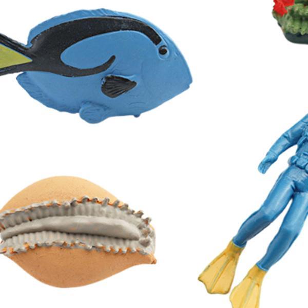 11 個 海洋生物のフィギュア 海の生き物 おもちゃ 教育補助 海の