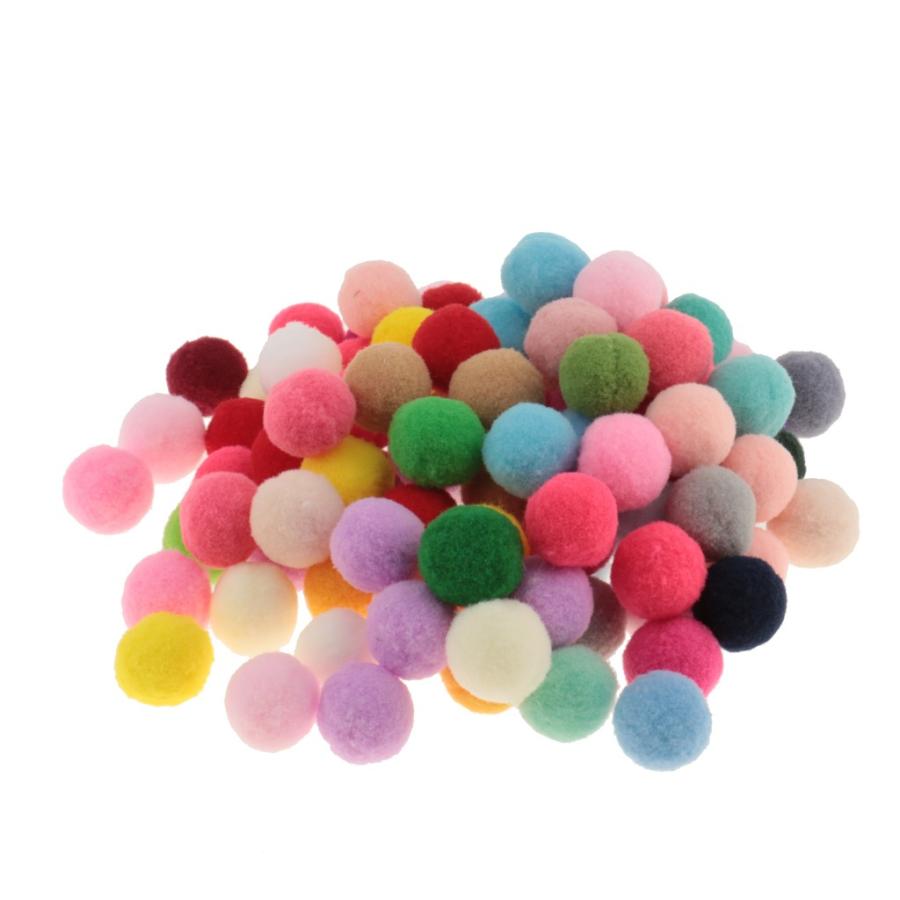 ポンポン ボール カラーフルな フェルト製 子供の帽子 衣服 人形飾り ファッション アクセサリー 全5サイズ 約100個入り 25mm Stkショップ 通販 Yahoo ショッピング