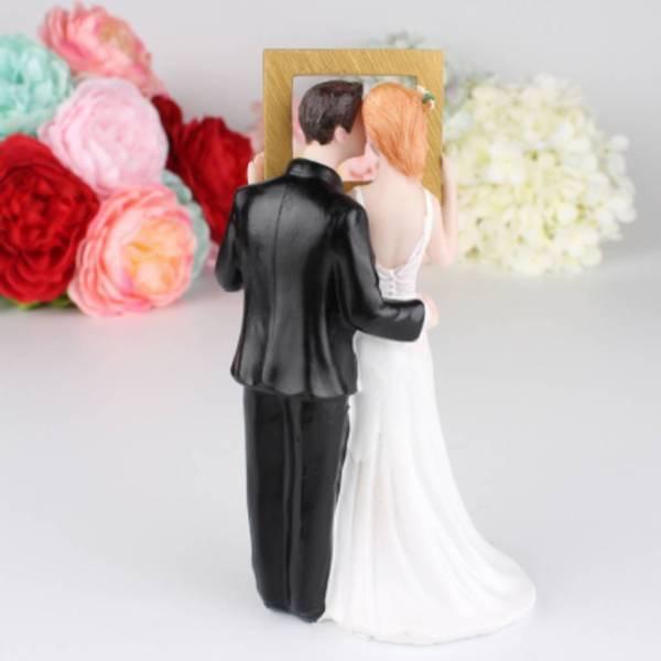 ケーキトッパー 結婚式 花嫁新郎 カップル ウエディングパーティー