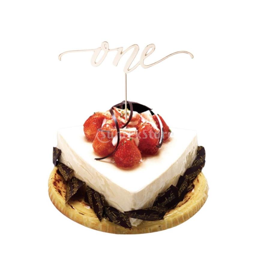 レビューで送料無料 ケーキトッパー ケーキトッピング ケーキ お菓子 装飾 トッパー 誕生日 パーティー 1歳 写真小物 Materialworldblog Com