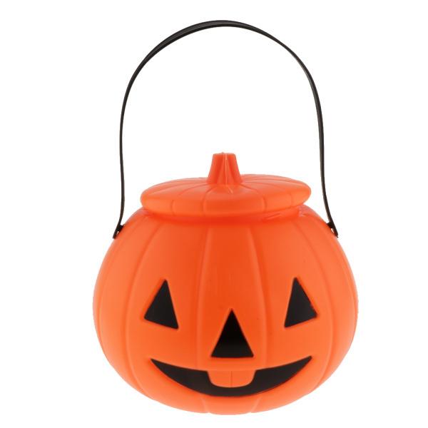 ハロウィン 面白いカボチャ バケツジャー ポット キャンディーホルダー