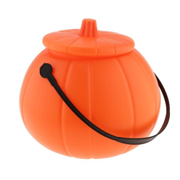 ハロウィン 面白いカボチャ バケツジャー ポット キャンディーホルダー