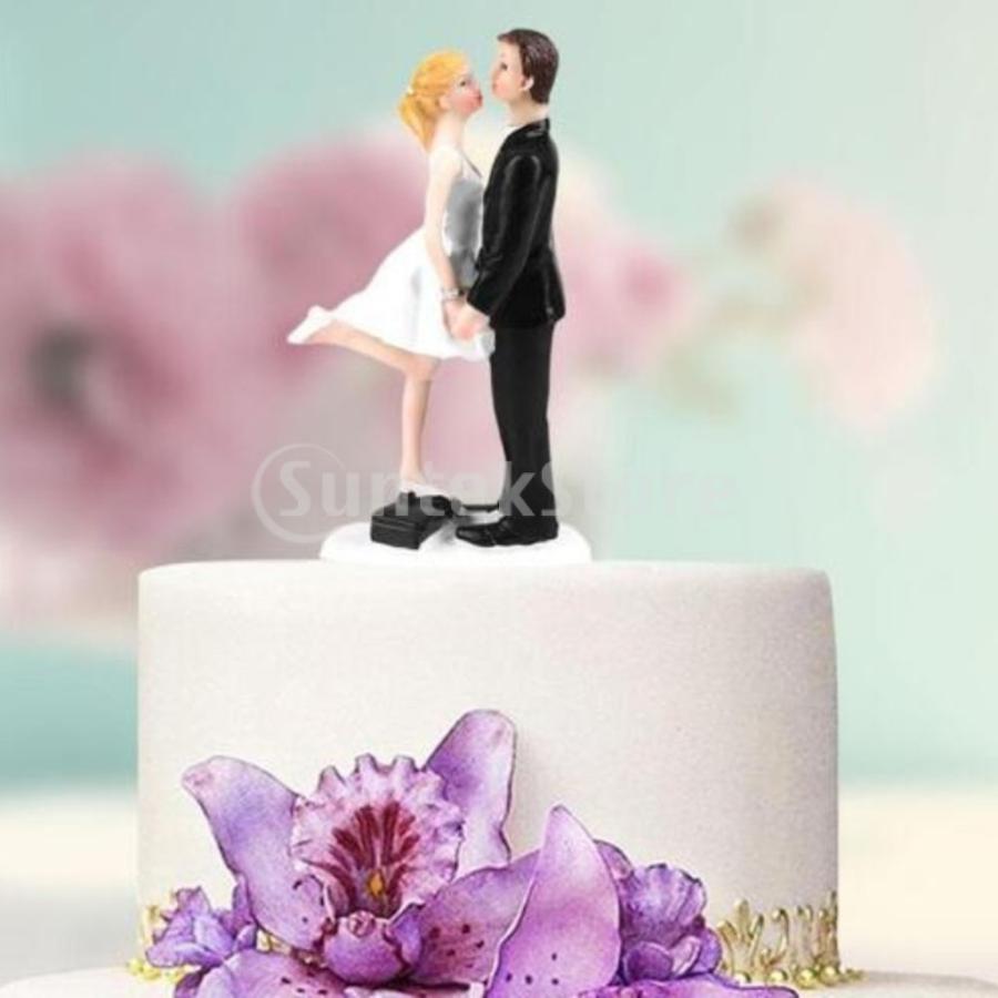 ロマンチックな結婚式の新郎花嫁キスケーキトッパー樹脂カップル置物の装飾 Stkショップ 通販 Yahoo ショッピング