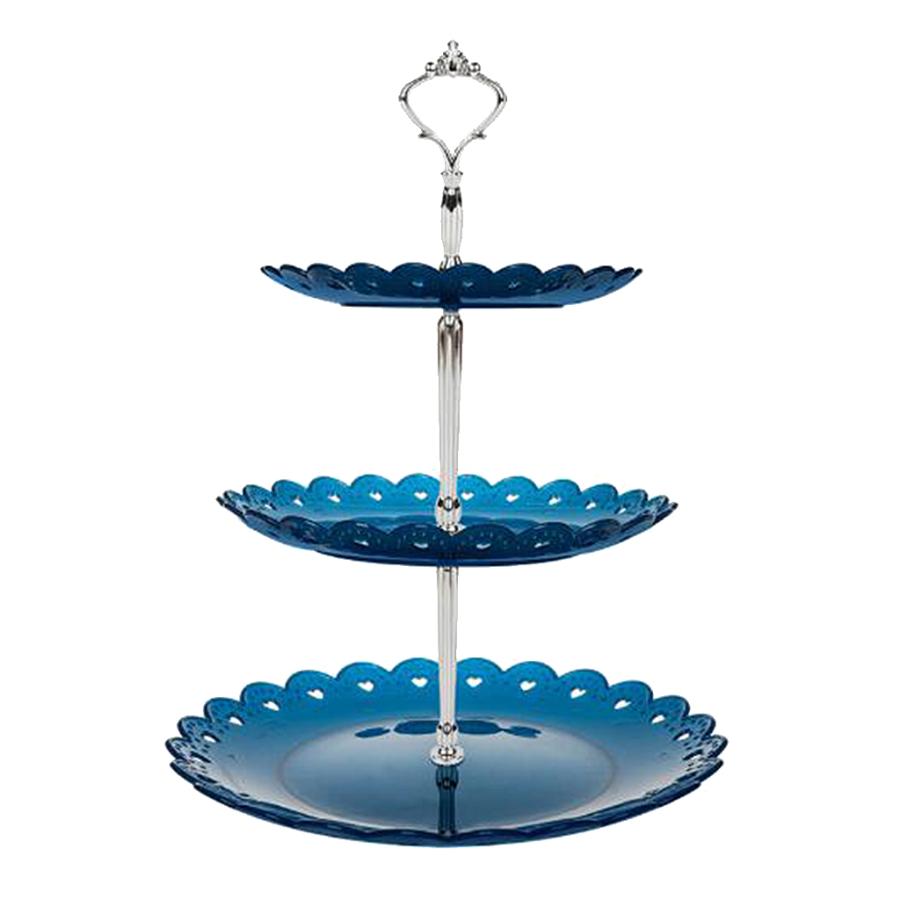 ブルー 3層デザートカップケーキスタンド 3層カップケーキスタンドプラスチックデザートタワー Stkショップ 通販 Yahoo ショッピング
