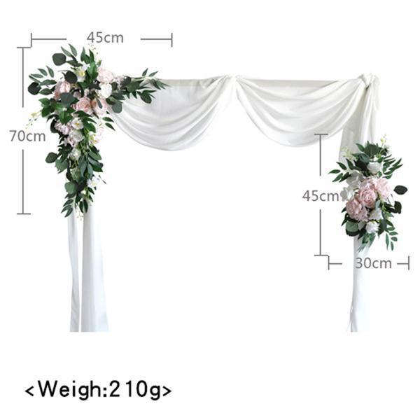 2個の人工結婚式のアーチの花の儀式パーティーの装飾の装飾品の背景 Stkショップ 通販 Yahoo ショッピング