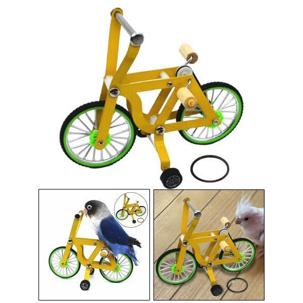 オウムパズル自転車鳥足タロンおもちゃオカメインコのための鳥の訓練