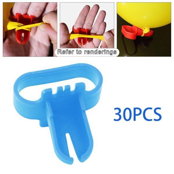 30個のウェディングアクセサリープラスチックシールツールエアバルーンネクタイタイイングノッターブルー 58029252STKショップ