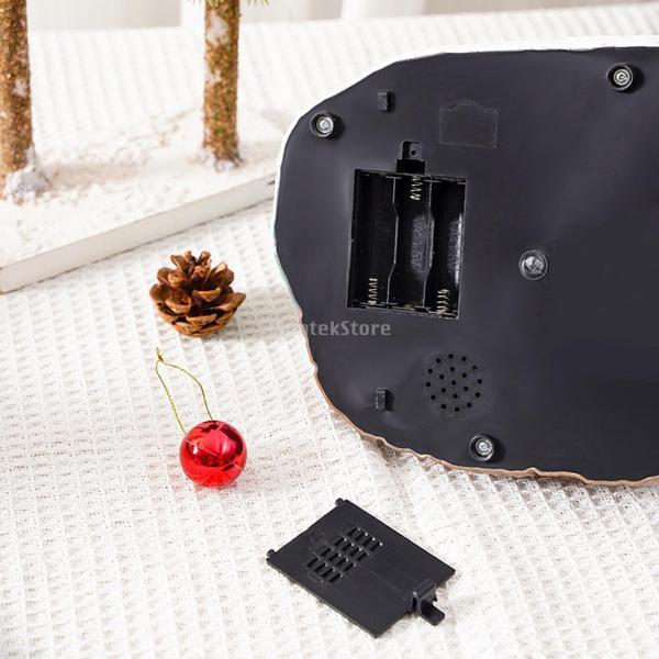 ドールハウス ミニハウス クリスマスシーン 噴水 LEDライト 装飾 卓上 置物 お祝い 雰囲気 クリスマス プレゼント_7