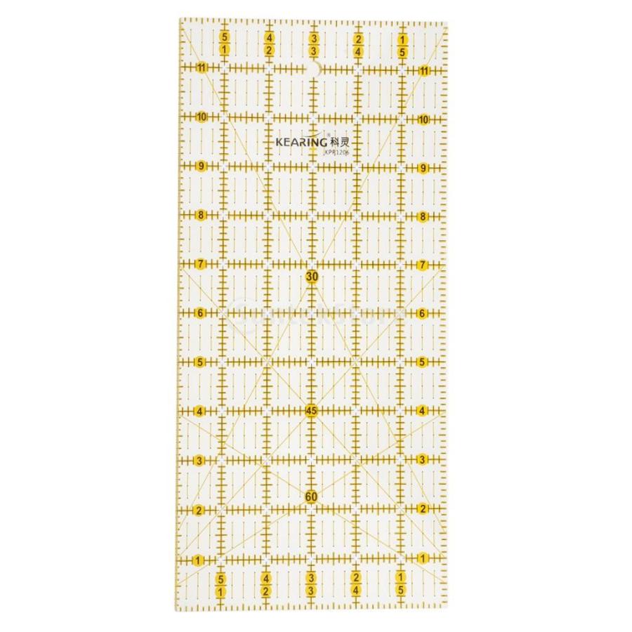 長方形 グリッド アクリル キルティング テンプレート パッチワーク 工芸品用 定規 便利 30x15センチメートル Stkショップ 通販 Yahoo ショッピング