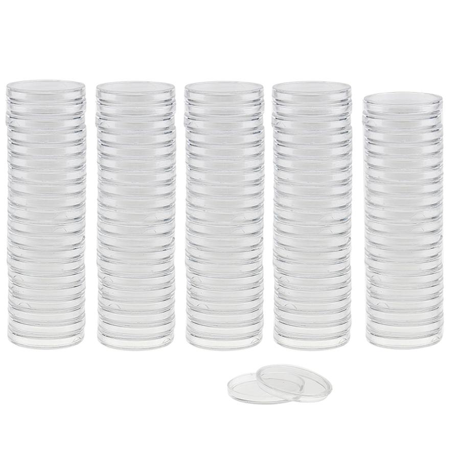 100ピースクリアラウンドプラスチックコインカプセルコンテナーストレージホルダーケース30 Mm 59002909 Stkショップ 通販 Yahoo ショッピング
