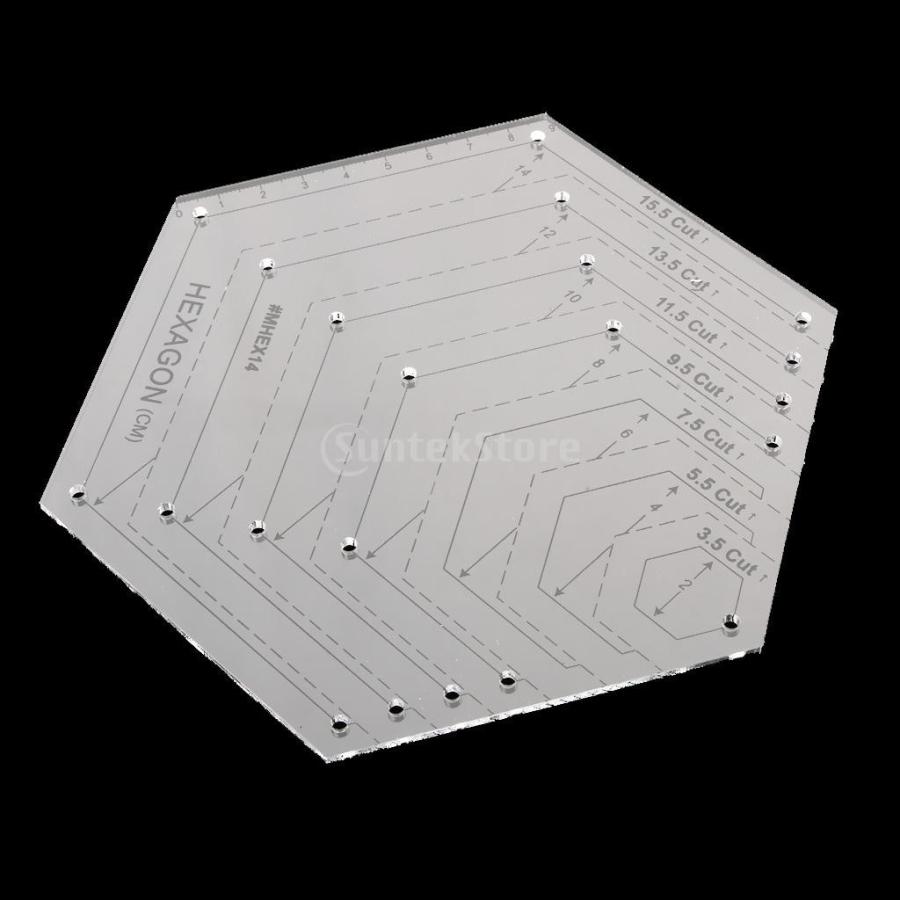 パッチワークキルト 六角形 ヘクサゴンの小物で針休め 未使用品