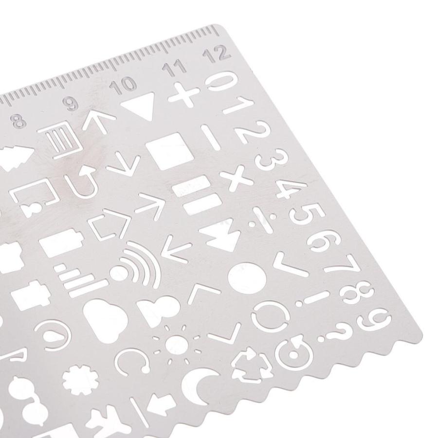 テンプレート 製図 定規 描画ルーラー 中空 キッズクラフト 全4種類 種類2 Stkショップ 通販 Yahoo ショッピング