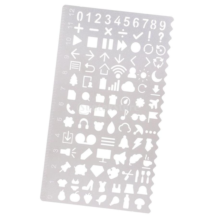 テンプレート 製図 定規 描画ルーラー 中空 キッズクラフト 全4種類 種類2 Stkショップ 通販 Yahoo ショッピング