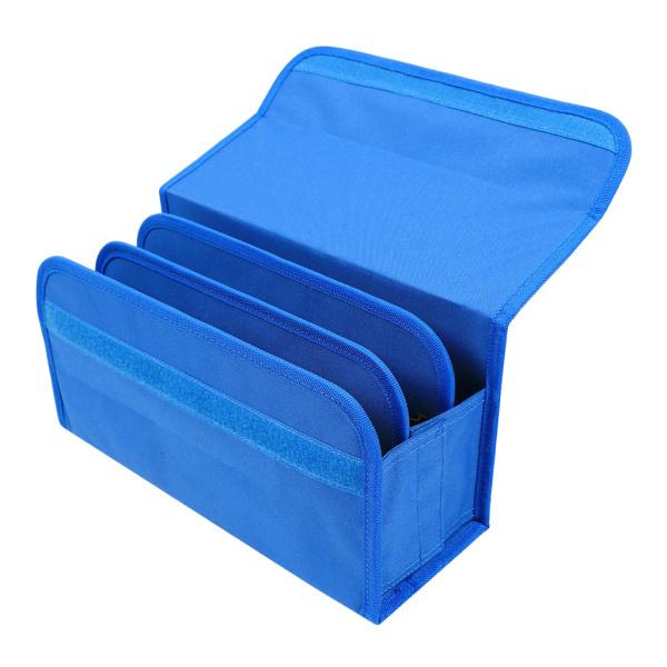 80ホールマーカーペン収納ケース持ち運び用バッグホルダーオーガナイザーブルー Stkショップ 通販 Yahoo ショッピング