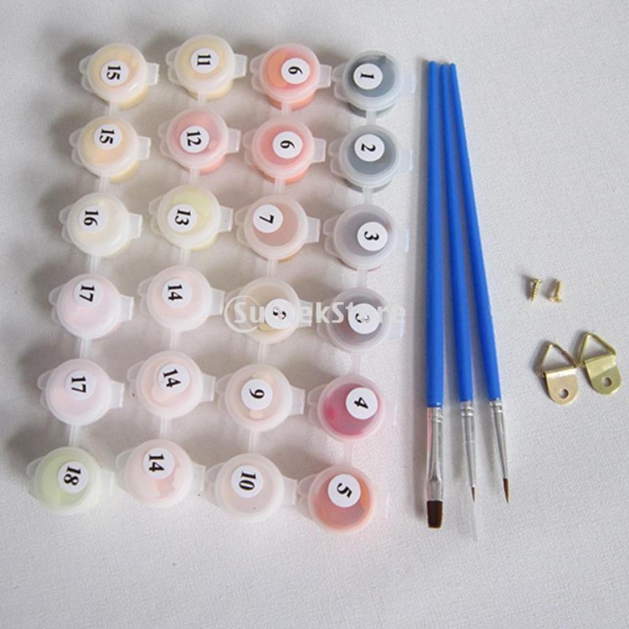 デジタル油絵 数字キット塗り絵 ホームデコレーション 全9種類 種類6 Stkショップ 通販 Yahoo ショッピング