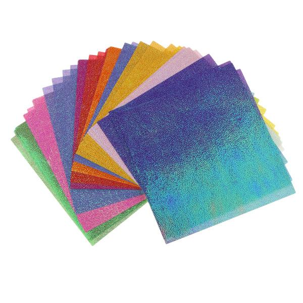 50ピース着色されたパール紙手作りDIY折りたたみクラフト紙15×15×0.5センチ｜stk-shop｜02