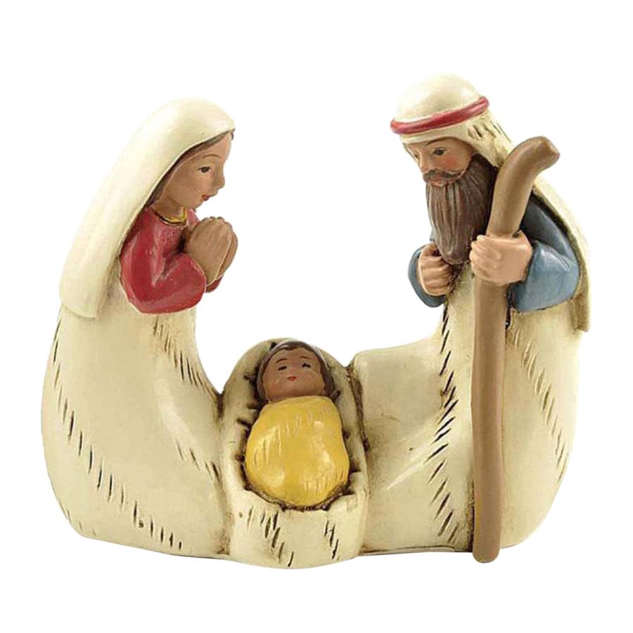 クリスマスベビーベッドフィギュア キリスト降誕シーンキリスト誕生のイエス飾り カトリックミニチュア置物 本棚集団像ミニ彫刻 Stkショップ 通販 Yahoo ショッピング