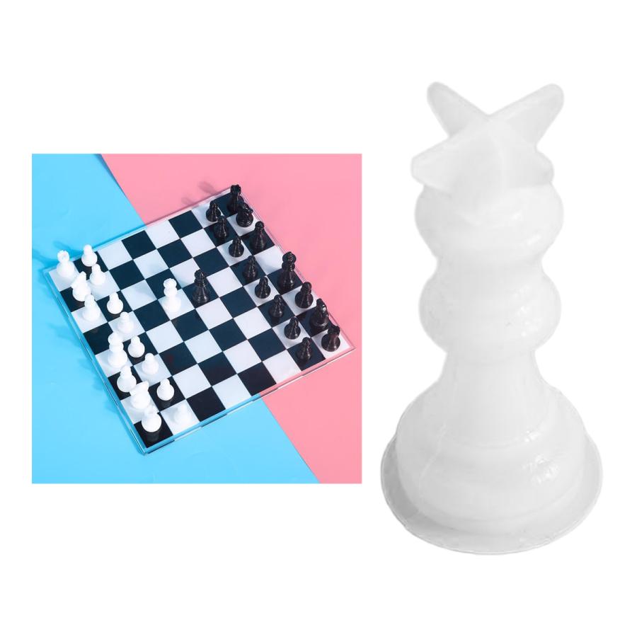 チェス盤シリコンレジンモールドチェスピースモールドクラフトキング｜stk-shop
