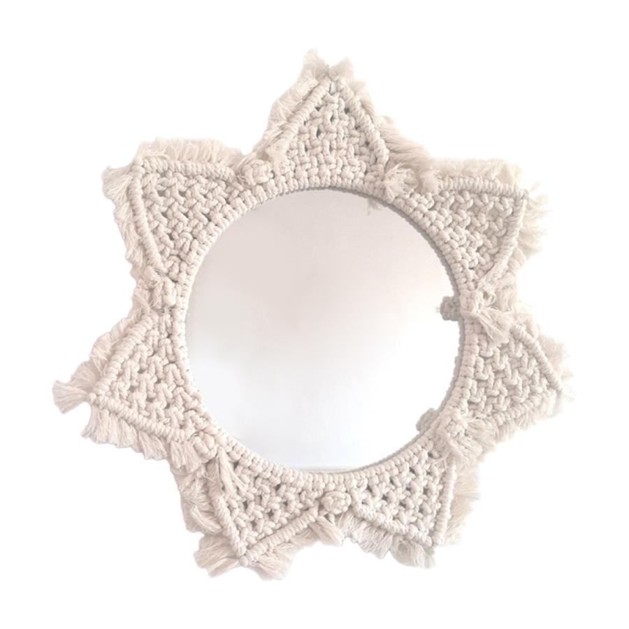 マクラメ装飾ミラー 壁に掛けるミラー その他 | jrad-distribution.tn