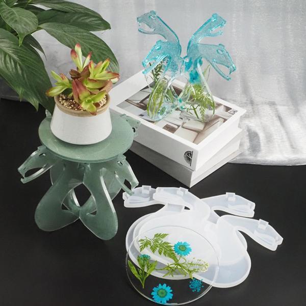 プレミアム樹脂鋳型プランター多肉植物ポットディスプレイラッククラフト金型 植木鉢サポートスタンドホルダーdiy金型クラフト愛好家 Stkショップ 通販 Yahoo ショッピング