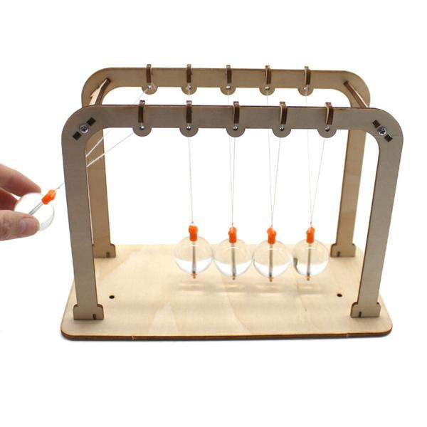 日本正規代理店品 Diyニュートンのゆりかごガラスバランスボールデスク物理科学おもちゃデスク振り子