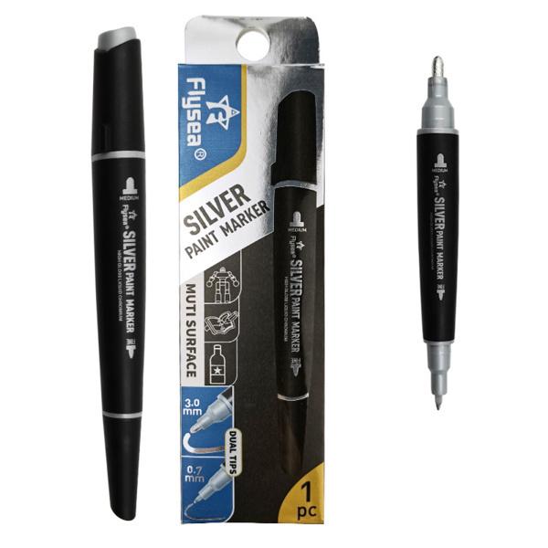 シルバーリキッドクロームペンミラーエフェクトマーカーペンメタリック3mm0.7mmスクラッチリペアリキッドミラーペイントマーカープラスチック