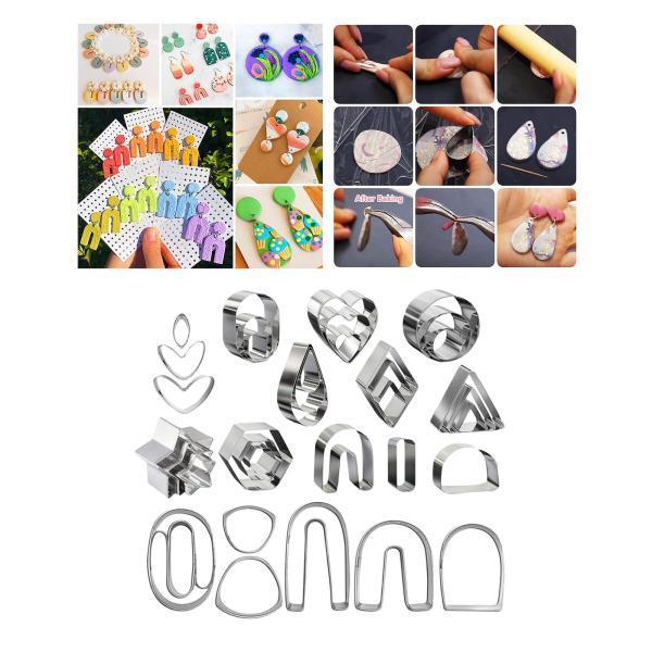 ポリマークレイカッター クレイカッター ステンレス鋼 オーブン粘土