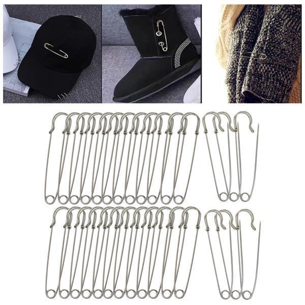 30x特大安全ピンスカート用頑丈ヘビーデューティー毛布服2.5インチ