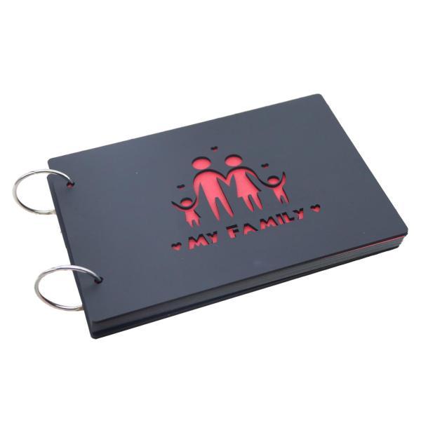 フォトアルバムスクラップブッキングメモリーブック 2 リング