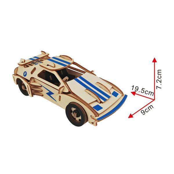 3Dパズル モデルカーセット 車両組み立て玩具 コーディネーション向上 木製モデルキット パーティー用 8歳以上のお子様向け｜stk-shop｜04