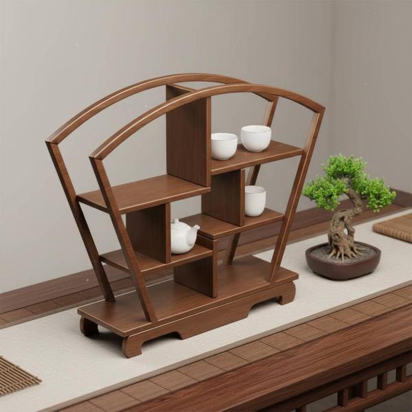 ディスプレイ棚 飾り棚 木製 堅牢構造 収納ラック 多段式 インテリア