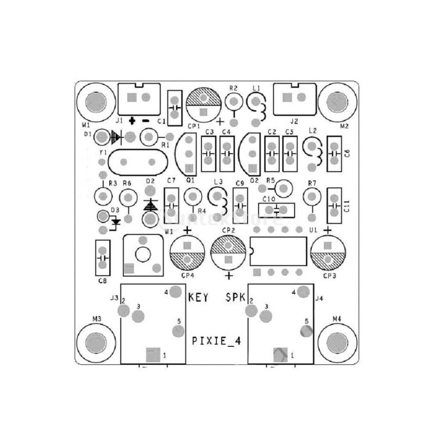 50M QRP AM 送信機キット 出力100mW【？】 40M CW ラジオ送信機