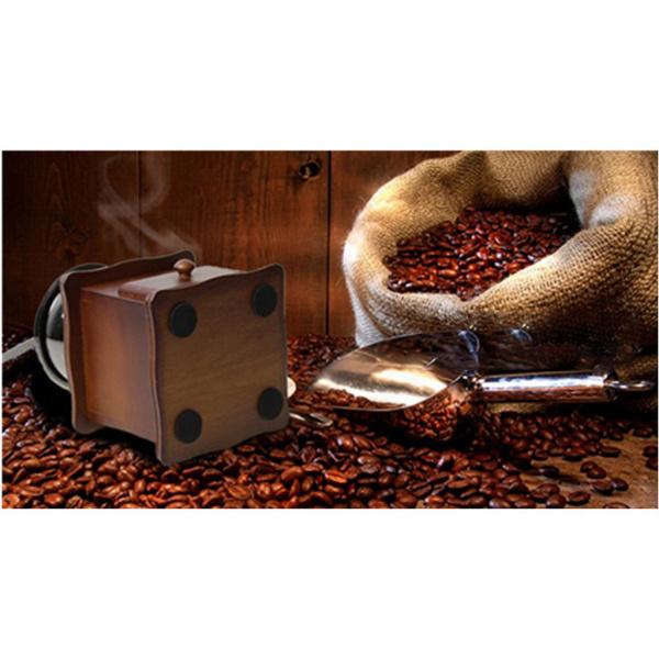 コーヒーミル 手挽き コーヒー豆 粉砕機 操作簡単 木製 古典的 手動