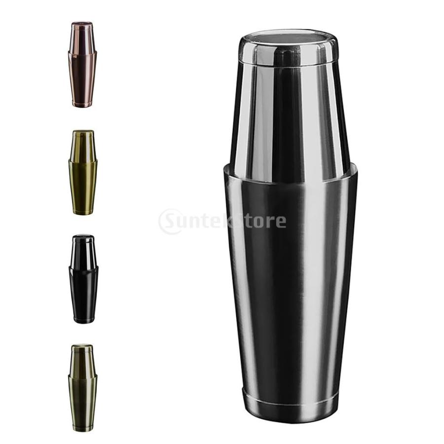 ワイン 酒 バー用 ステンレススチール カクテル シェーカー ボストン