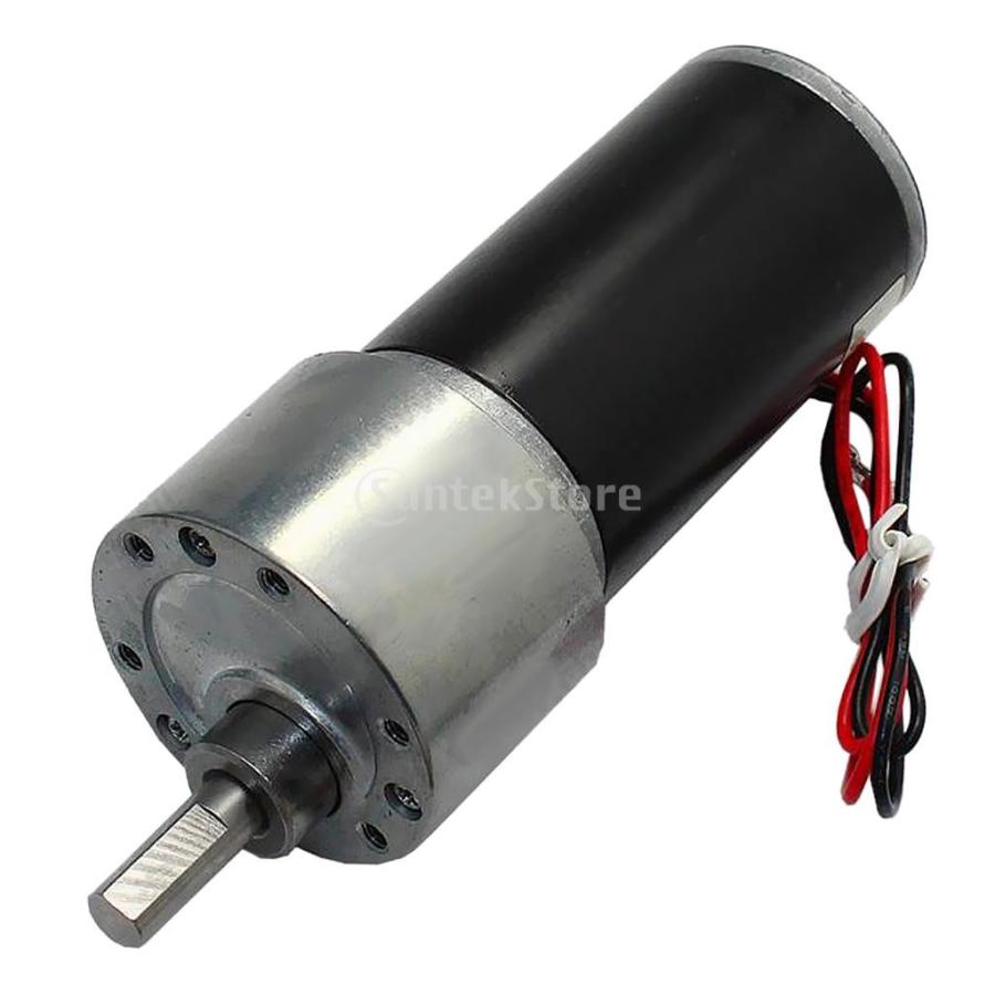 多種類 高トルク DC ギヤ モータ 減速 ギヤード 耐久性 - 12V90RPM