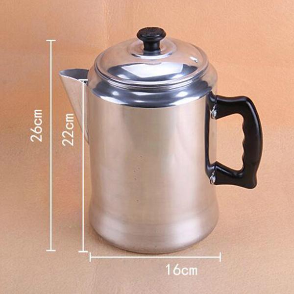 アルミ コーヒーポット ポット お茶 大容量 水 ドリップポット 3L