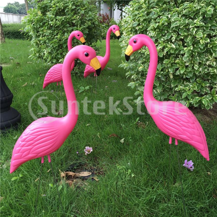 ピンク フラミンゴ 動物 装飾品 ヤード ガーデン 芝生 インテリア 全3 